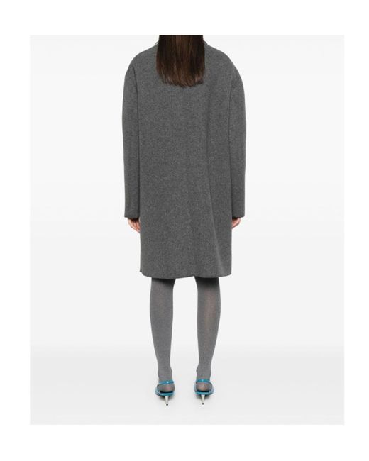 N°21 Gray Jersey Coat