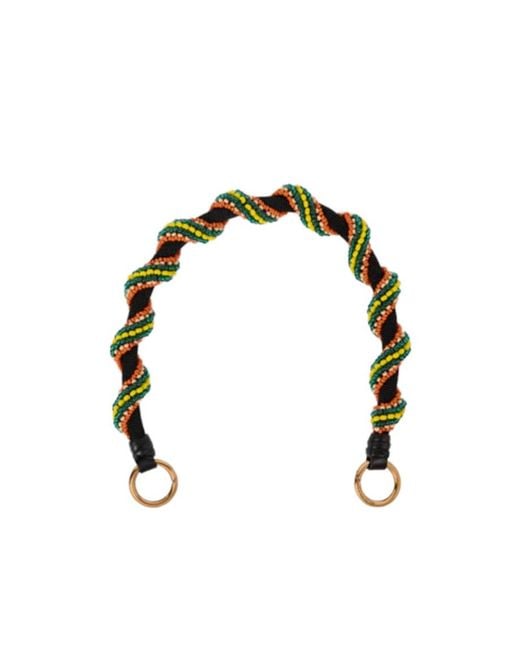 Etro Multicolor Twisted Beaded Bag Strap