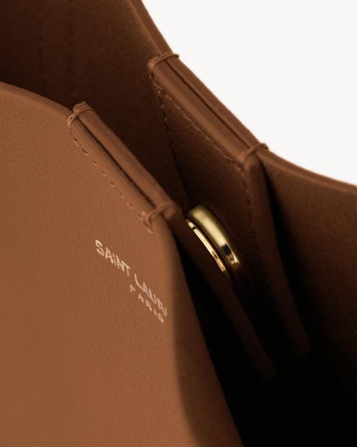 Saint Laurent Brown Shopping Bag N/S