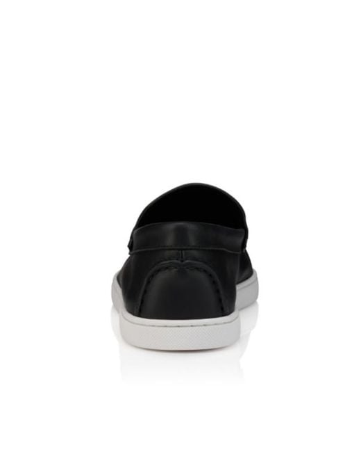 Christian Louboutin Black Round-Toe Loafers for men