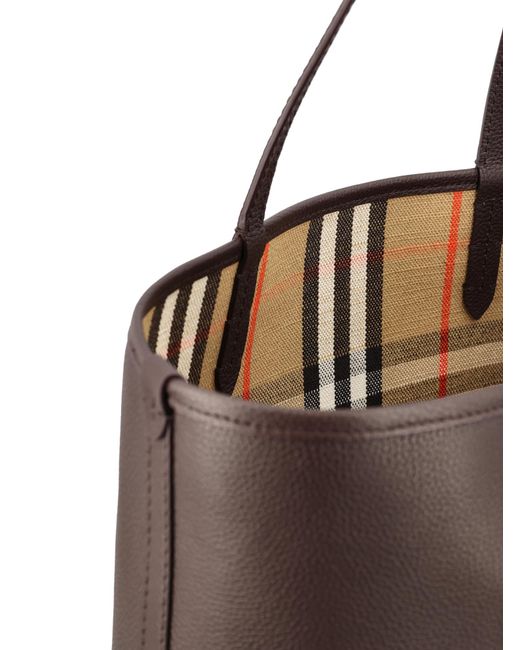 Burberry Brown Highlands Medium Leather Tote Bag