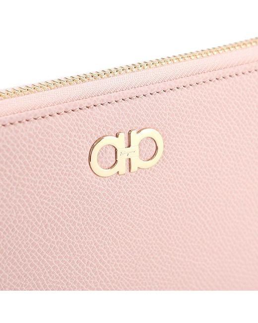 Ferragamo Pink Long Purse