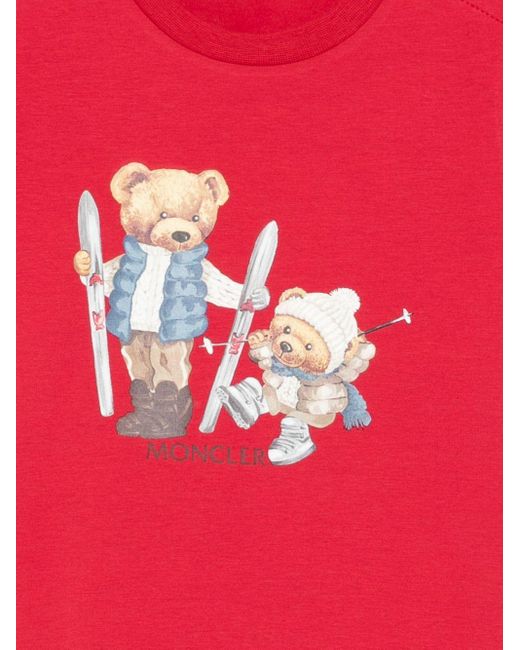 Moncler Pink Short-Sleeved T-Shirt