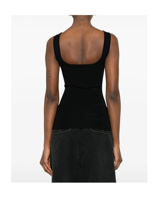 Entire studios Black Sleeveless Vest