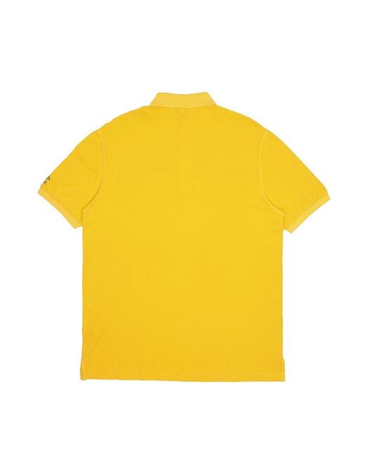 Paul & Shark Yellow Logo Embroidered Polo Shirt for men