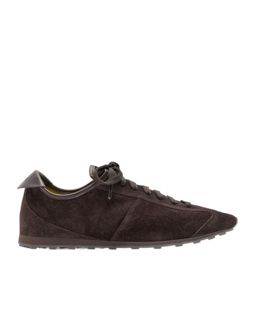 Jacquemus Brown Les Tennis Suede Sneakers for men