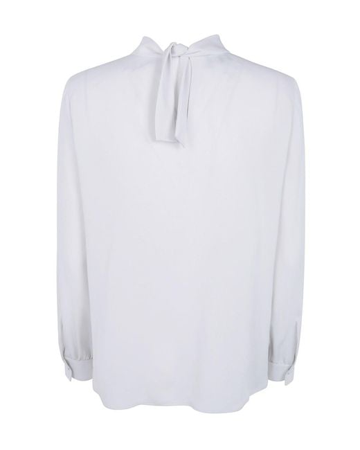 Giorgio Armani White Long-Sleeved Top