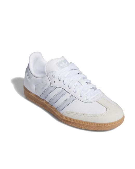Adidas Originals White Samba Og Low-Top Sneakers