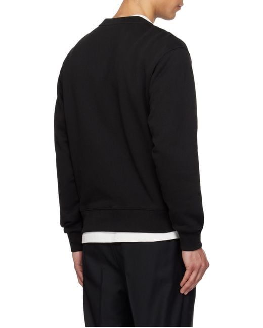 KENZO Black Wild Tiger Embroidered Crewneck Sweatshirt for men