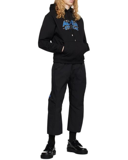 Adererror Blue Hooded Sweater for men