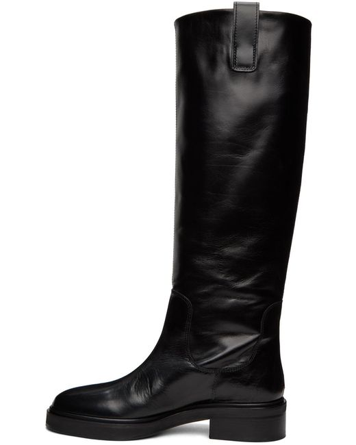 Aeyde Black Henry Knee-High Boots