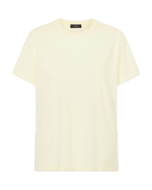Wardrobe NYC Natural Crew Neck Casual T-Shirt