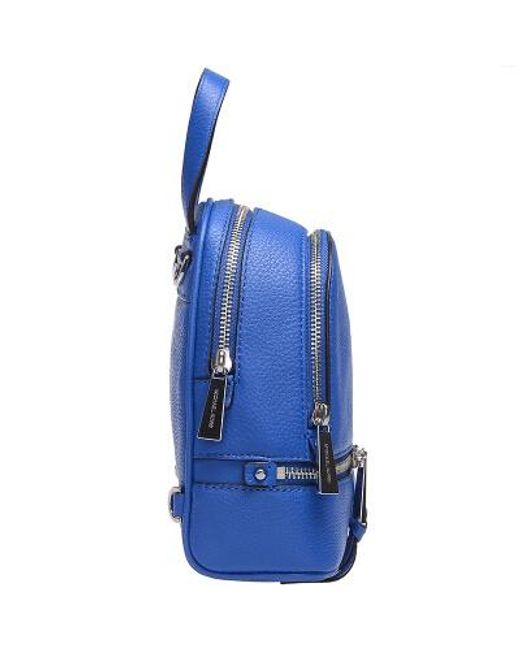 Michael Kors Blue Logo Backpack