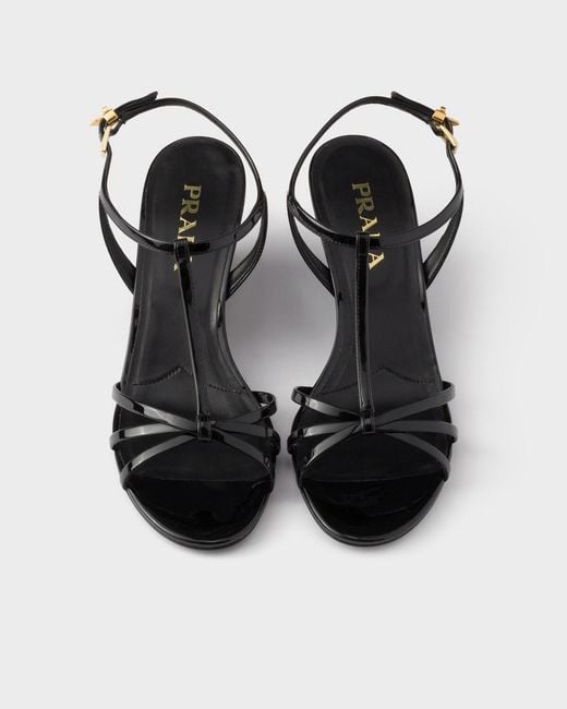 Prada Black Buckle-Fastened Sandals