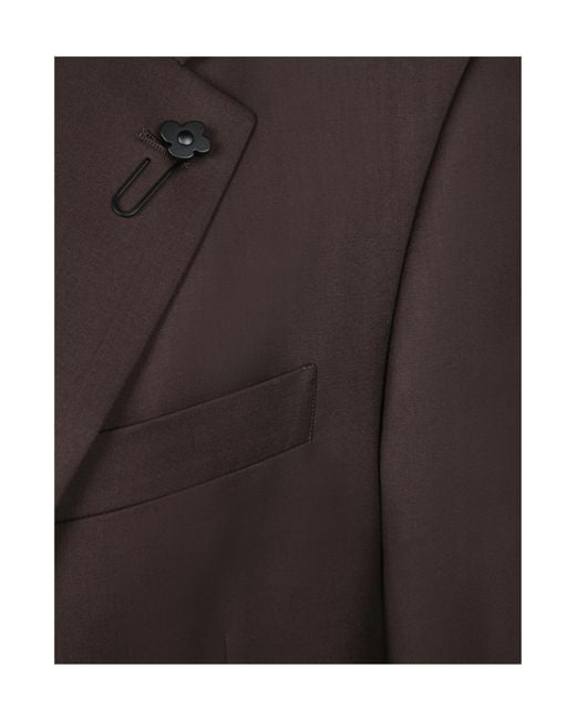 Lardini Black Notch Lapel Single-Breasted Jacket for men