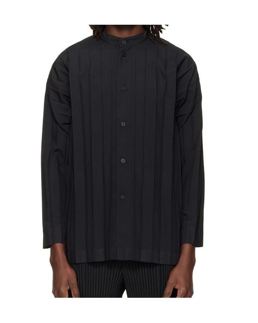 Homme Plissé Issey Miyake Black Edge Shirt for men
