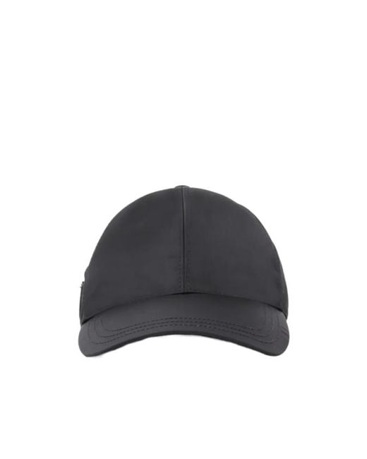 Prada Multicolor Logo-Plaque Baseball Cap