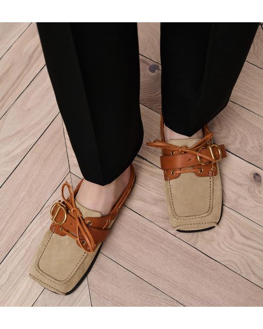 Dior Brown Voile Mule