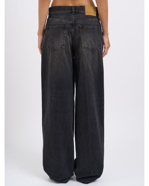 Haikure Black Bethany Wide-Leg Jeans