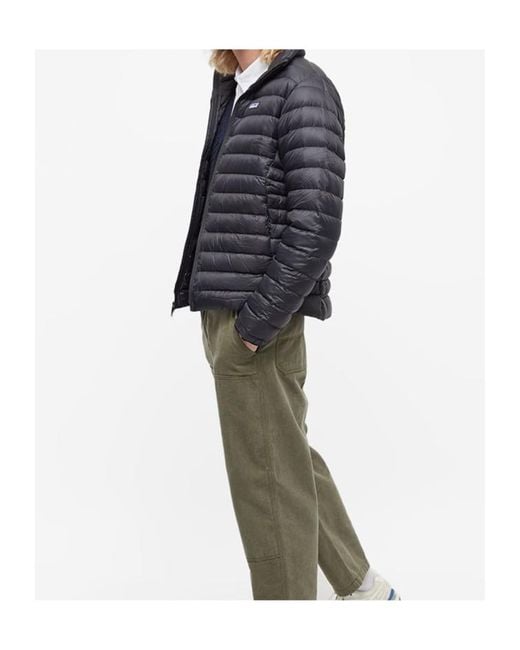 Patagonia Gray Quilted Lightweight Down Jacket for men