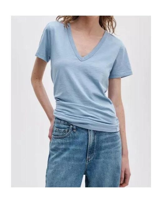 Rag & Bone Blue Short-Sleeved T-Shirt