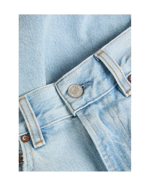 Agolde Blue Tapered-Leg Jeans