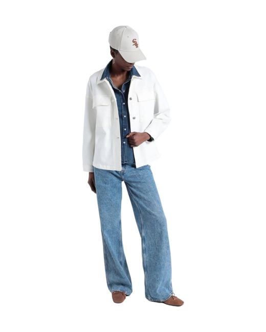 MAX&Co. White Denim Shirt