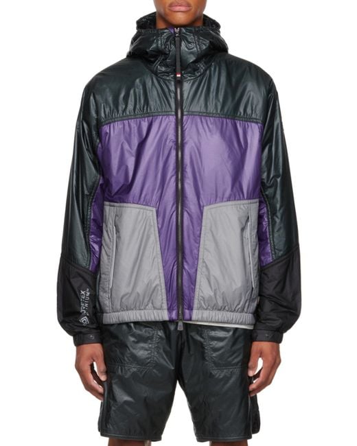 Moncler Purple Peyrus Hooded Jacket for men