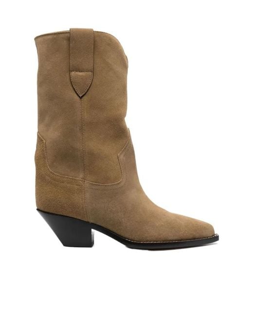 Isabel Marant Brown Dahope Suede Boots