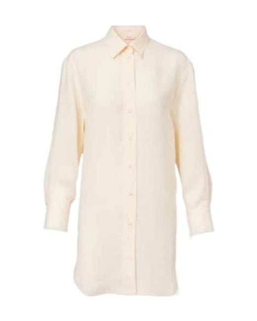 Eres White Mignonette Linen Shirt