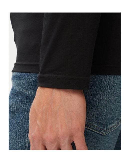 Emporio Armani Black Long-Sleeve T-Shirt for men