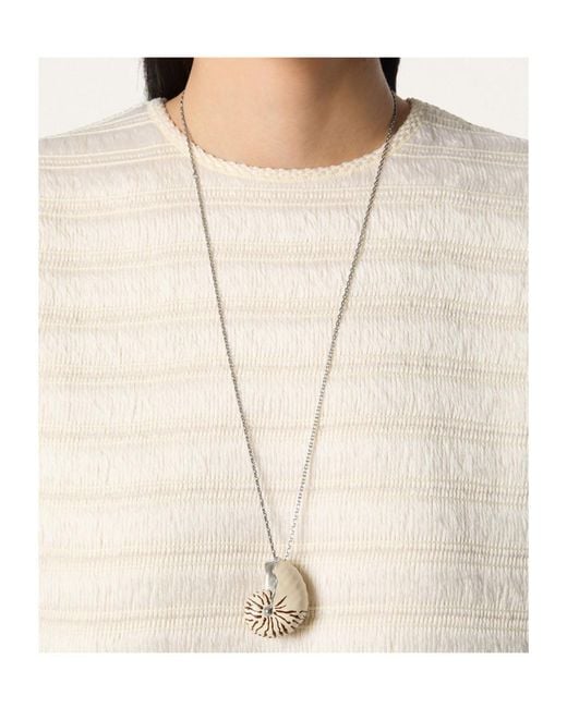 Loro Piana White Shell Necklace
