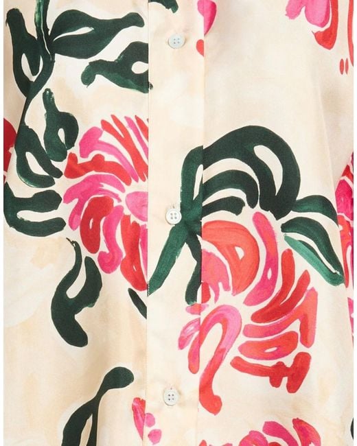 Marni Pink Ivory Shirt Silk