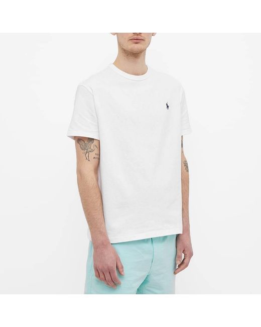 Polo Ralph Lauren White Classic Fit Heavyweight Jersey T-Shirt for men