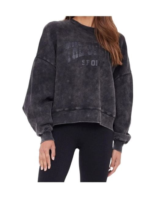 The Upside Blue Cosmic Paloma Logo Crew-Neck Sweatshirt