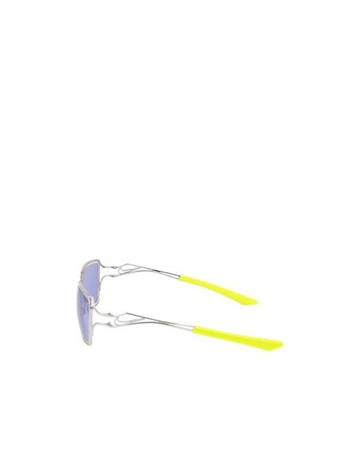 Nike Blue Veil Prism Rectangle Frame Sunglasses for men