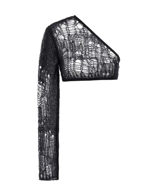 Rick Owens Black Spider Ziggy Top