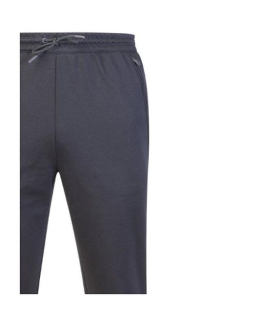 Boss Blue Logo Straight Sweatpants for men