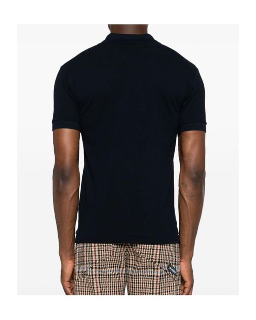 Comme des Garçons Black Short-Sleeved Polo Shirt for men