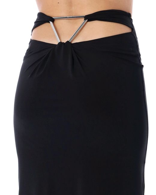 Coperni Black Triangular Mid-Length Dress