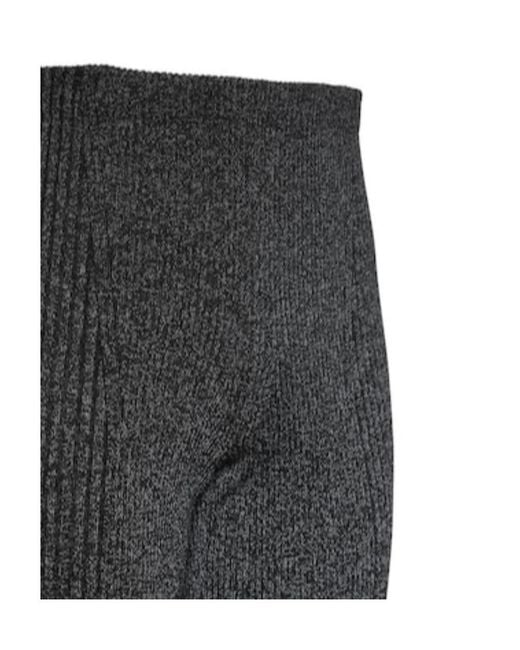 Dion Lee Gray Knitted Casual Pants for men