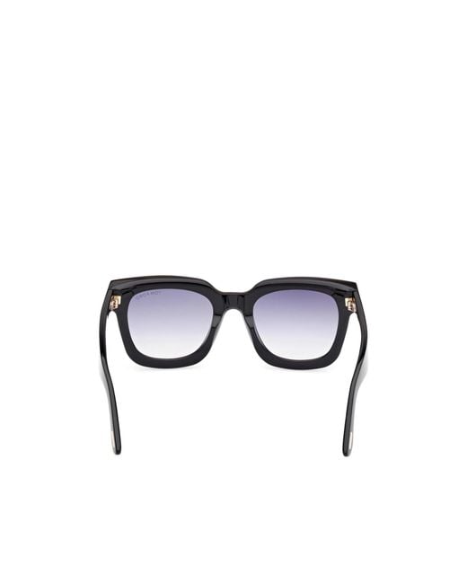 Tom Ford White Eyewear Square Frame Sunglasses