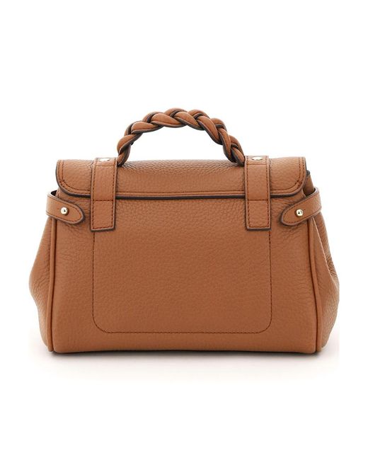 Mulberry Brown Mini Alexa Satchel