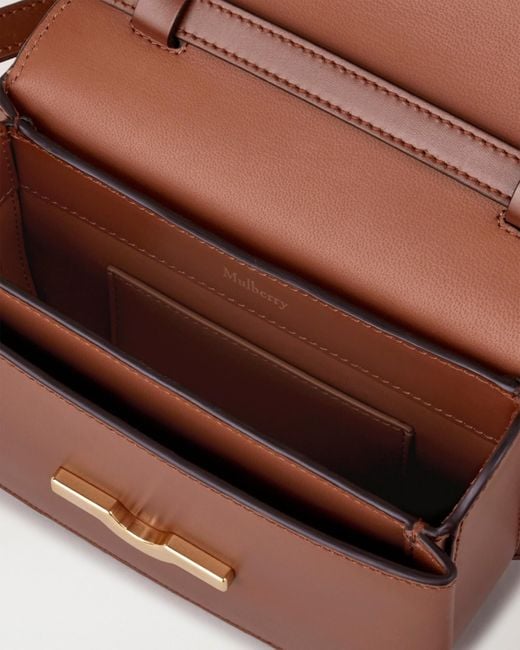 Mulberry Brown Small Pimlico Leather Satchel Bag
