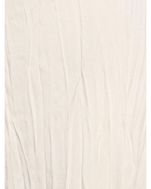 Michael Kors White Elastic Waist Skirt
