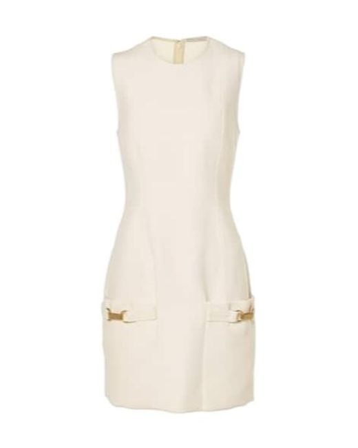 Stella McCartney Natural Crewneck Minidress