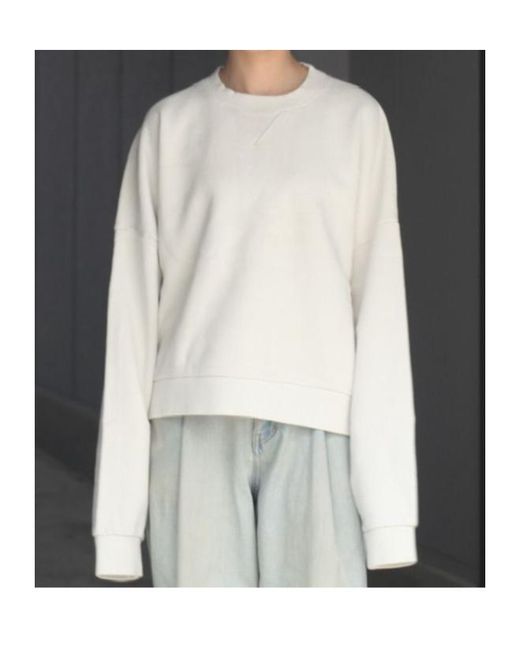 Entire studios White Long-Sleeved Sweater for men
