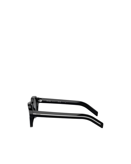 Prada Metallic Eyewear Square Frame Sunglasses for men