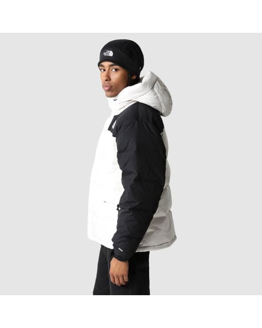 The North Face Black Logo Embroidered Zipped Puffer Jacket for men