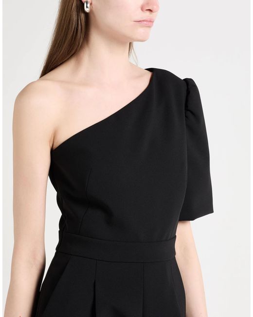 Max Mara Black One-Shoulder Jumpsuit